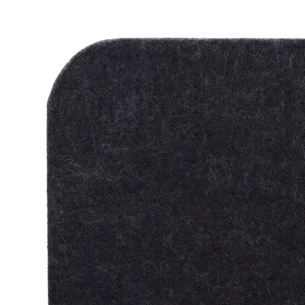 Office Desk Partition, Privacy Screens Panel, 59.1 * 23.8in Large Desk Dividers for Bedroom Home Office Apartment Studio (Dark Grey)